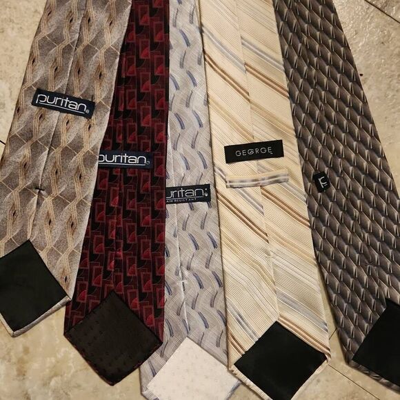 Puritan and George men's ties - Picture 2 of 7